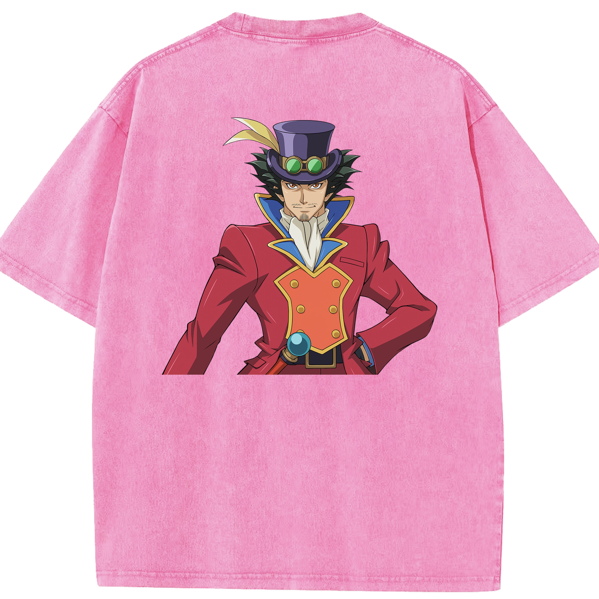 （画像用） 遊☆戯☆王 Yu-Gi-Oh! 綿100% ヴィンテージ風 半袖Tシャツ（背面プリント）